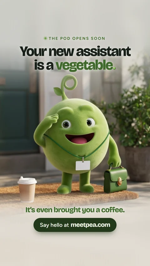 Story card: your new assistant is a vegetable