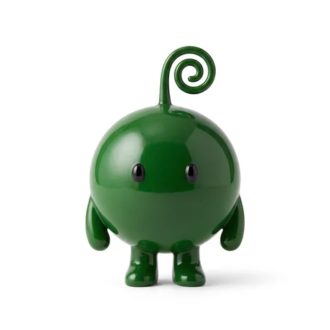 Pea in glossy lacquer