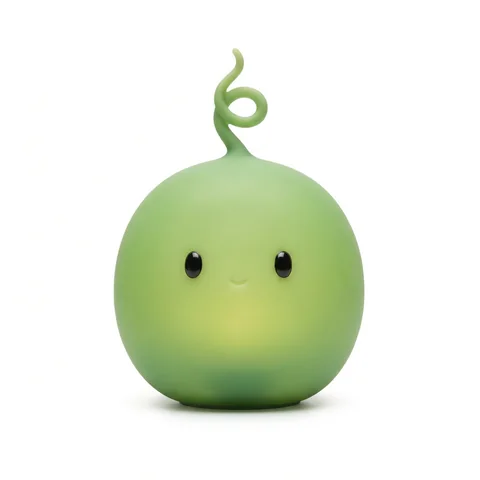 Pea as a squishy translucent toy